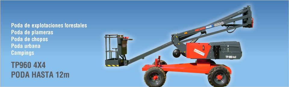 Plataforma elevadora autopropulsada para poda TP-960